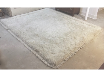 Luxurious Hand Knotted Flokati Style Wool Pile Carpet