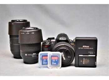 Nikon D3100 Camera And Lenses