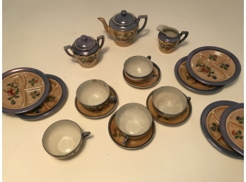 Vintage Child's Lusterware Tea Set