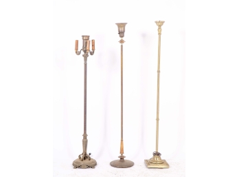 Trio Of Vintage Floor Lamps