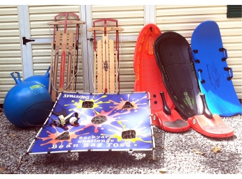 HUGE LOT - SLEDS, BOUNCING BALLS, MORE!  Frequent Flyer And Fast Track Here!