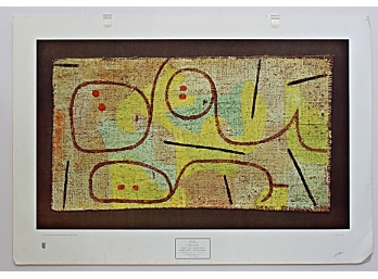 1951 Vintage Paul Klee (1879 - 1940, Switzerland) Lithograph
