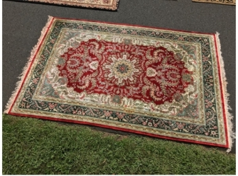 Beautiful Handmade Oriental Silk Carpet