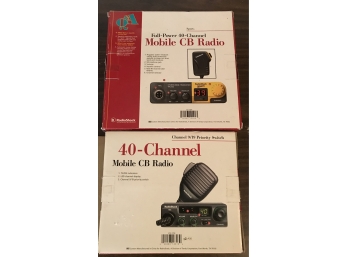 Two 40 Channel Mobile CB Radios