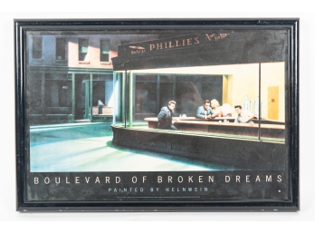 Framed Print Of Famous 'Boulevard Of Broken Dreams' By Heinwein