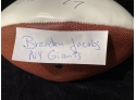 Brandon Jacobs NY Giants #27 Autographed Football