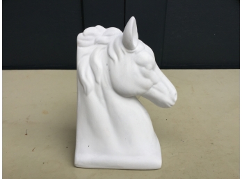 White Ceramic Horse Head