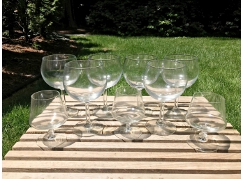 Group Of Wine Glasses And Cordials