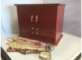 Jewelry Chest Filled With Jewelry