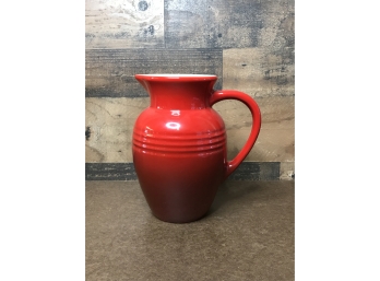 Red Le Creuset Pitcher
