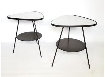 A Pair Of Modern Boomerang Form Cocktail Tables