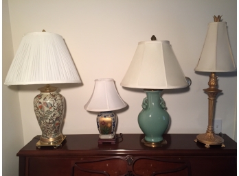 Set Of Four Table Lamps