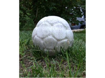 Cement Soccer Ball Lawn Decoration