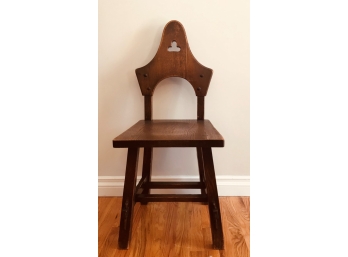 Gothic Style Side Chair By George C. Strobel & Co.