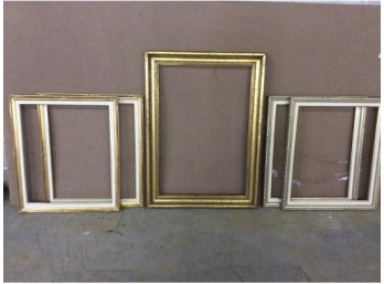 Group Of Five Gilt Wood Frames