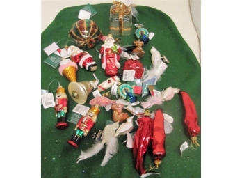 Lot Of NWT Ornaments- Lord & Taylor, Bombay, S5A And More