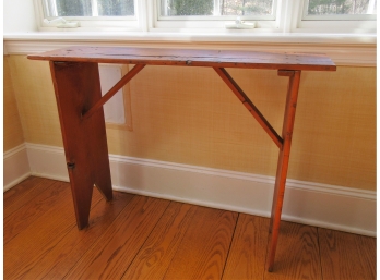 Diminutive Antique Pine Side Table
