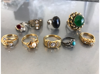 Collection Of Costume Rings