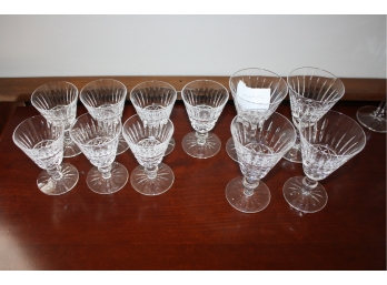 Waterford Crystal Group -  Eleven Stem Glasses (two Different Sizes)