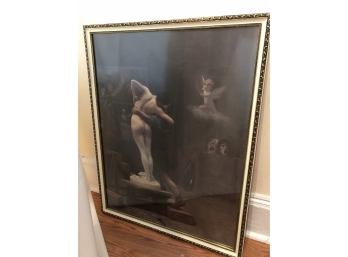 Framed Print Of “Pygmalion And Galatea' By The French Artist Jean-Léon Gérôme