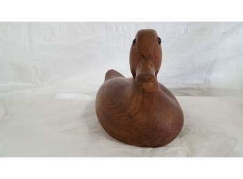 Carved  Wooden Duck