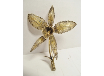 Large Lily Brooch Pin