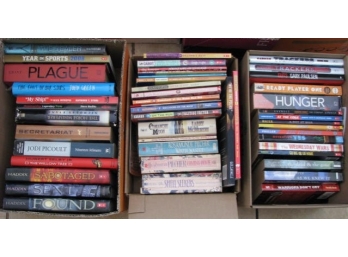 HUGE LOT OF ADULT BOOKS - Mostly Fiction - BROWSE PHOTOS