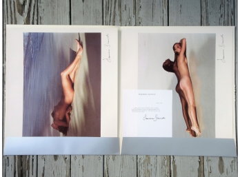 Two Original Signed Francesco Scavullo Nude Photographs