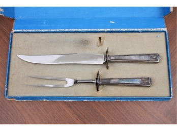 Holmes And Edwards Carving Set In Original Box