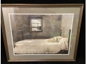 Andrew Wyeth Print Of Labrador Retriever Sleeping On A Bed 'Master Bedroom'