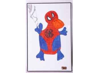 Original Drawing Of A Platypus Spiderman