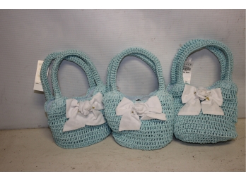 Three NWT The Children's Place Light Blue Small Purses