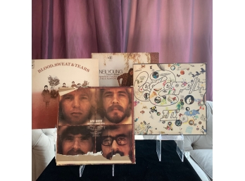Promo Vinyl Featuring: Neil Young, Blood Sweat & Tears, Led Zeppelin III, Bayou Country
