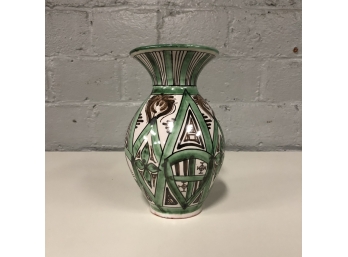 Vintage Domingo Punter Pottery Spanish Handmade Vase