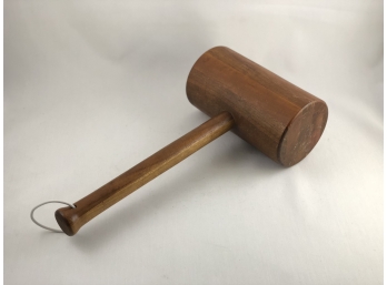 Large Solid Wood Hand Made Mallet Kitchen Tool