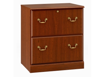 Bush Saratoga Executive 2-Drawer Lateral Wood File Cabinet In Cherry