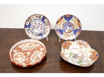 Four Imari Plates