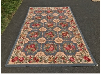 Hooked Floral Carpet
