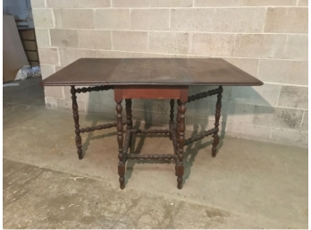 Vintage Gateleg Extension Table With Drop Ends