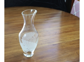 Lennox Deco Swirl Wing Glass Vase