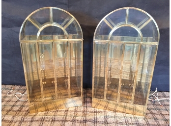 Pair Of Three Bulb Indoor Wall Sconces