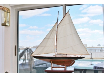 Authentic America's Cup The Columbia Yacht Model Sailboat
