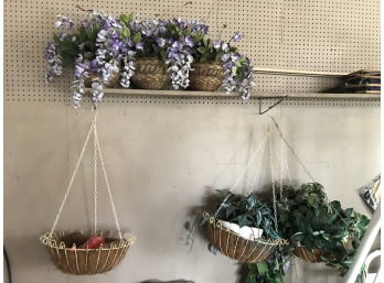 Hanging Outdoor Flower Baskets