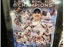New York Giants Super Bowl XLVI Champions Commemorative With Eli Manning And Brandon Jacobs Cards