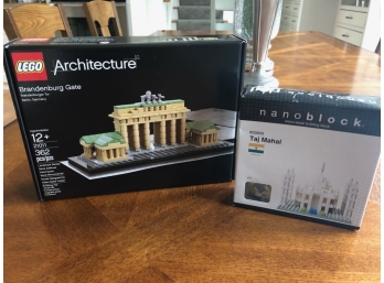 LEGO 21011 Architecture Brandenburg Gate & Nanoblock Taj Mahal