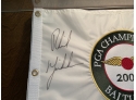 Phil Mickelson Autographed 87th. PGA Championship 18th. Hole Flag