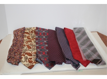 Seven Men's High End Neckties, J. Garcia, The Shirt Store, Charles Tyrwhitt, Richel