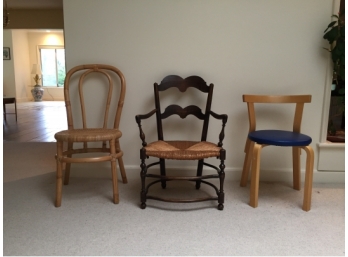 Set Of Three Accent Chairs