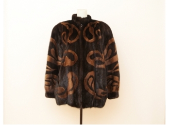 Ladies Mink Fur Jacket - Ladies Size 10-12