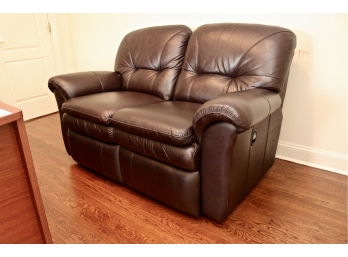 Lazy Boy Plush Leather Double Recliner